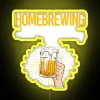 RGB Neon Sign for Beer Enthusiasts and Homebrewers Everywhere at Home