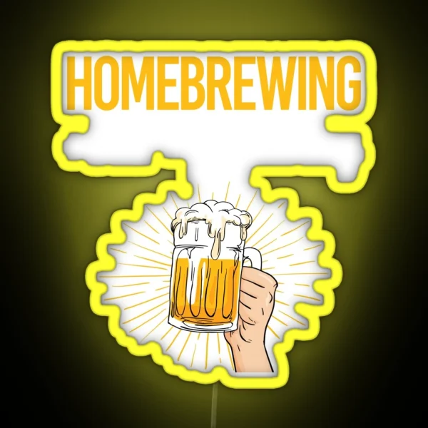 Beer Perfect Day Homebrewing Homebrew Homebrewer Beer Home Brew Brewing Brewer RGB Neon Sign