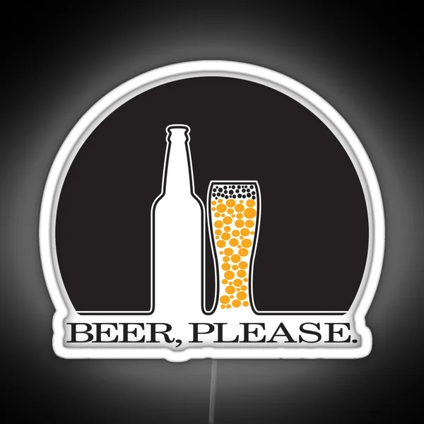 Beer Please RGB Neon Sign