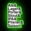 RGB Neon Bar Decor, Beer Enthusiasts Personalized Wall Sign Display