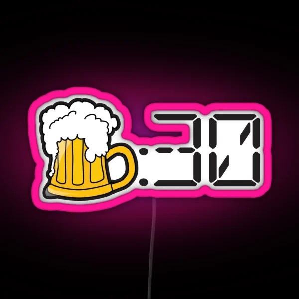 Beer Thirty RGB Neon Sign