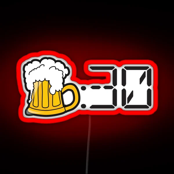 Beer Thirty RGB Neon Sign
