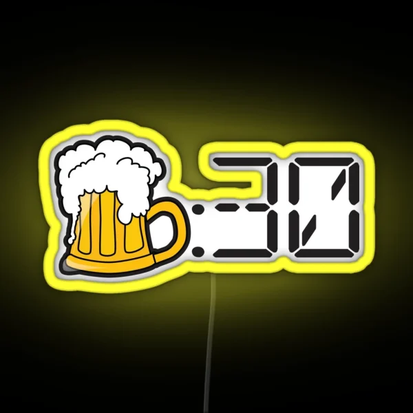 Beer Thirty RGB Neon Sign