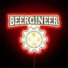 Homebrew enthusiast's pride, customizable neon sign for craft beer lovers