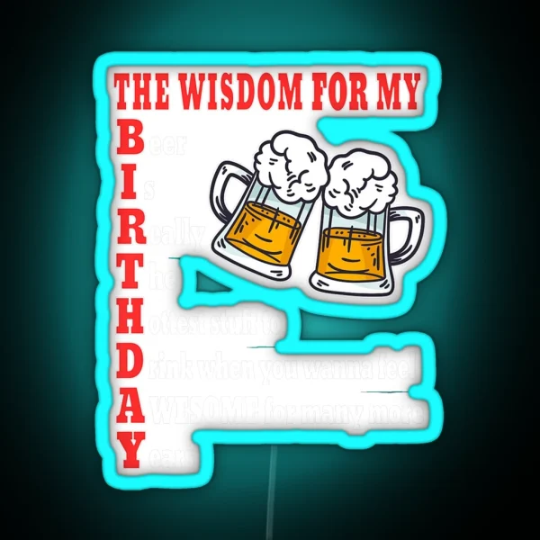 BEERS BREWERY BIRTHDAY IDEA FOR BREWER RGB Neon Sign