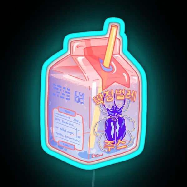 Beetle Juice RGB Neon Sign