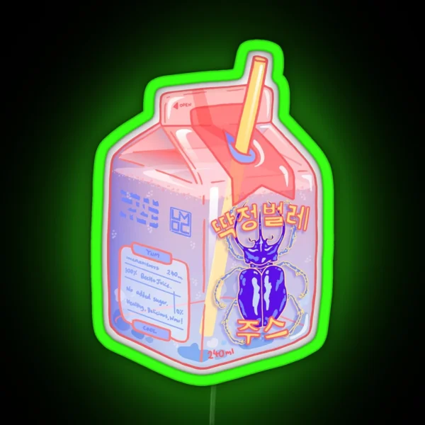 Beetle Juice RGB Neon Sign