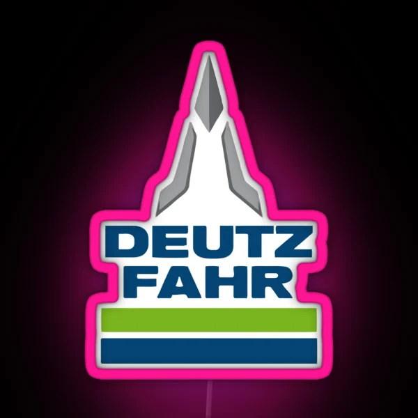 Began Deutz Fahr Here RGB Neon Sign