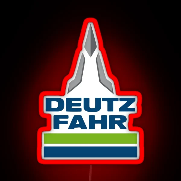 Began Deutz Fahr Here RGB Neon Sign