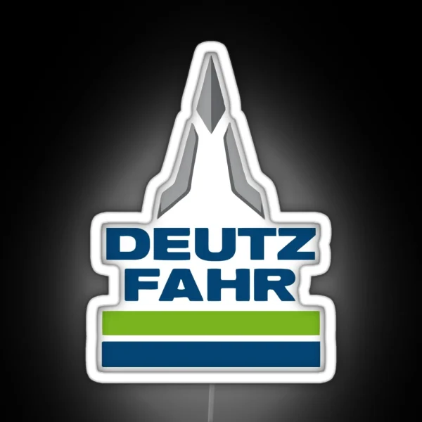 Began Deutz Fahr Here RGB Neon Sign