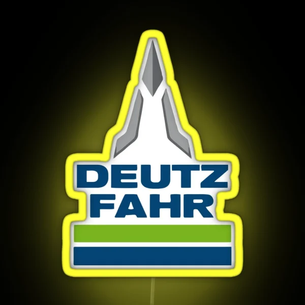 Began Deutz Fahr Here RGB Neon Sign
