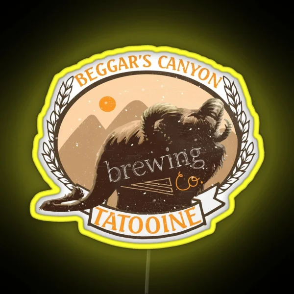 Beggar S Canyon Brewing Co RGB Neon Sign