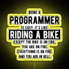 Programmer Humor Neon Sign with RGB Colors and Fun Quotes