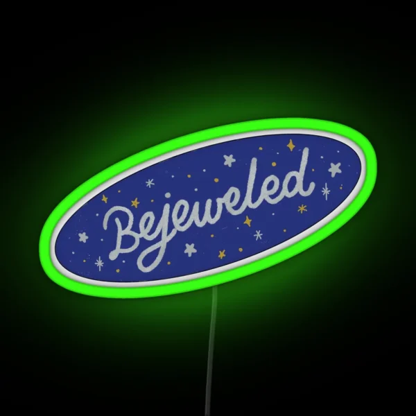 Bejeweled RGB Neon Sign