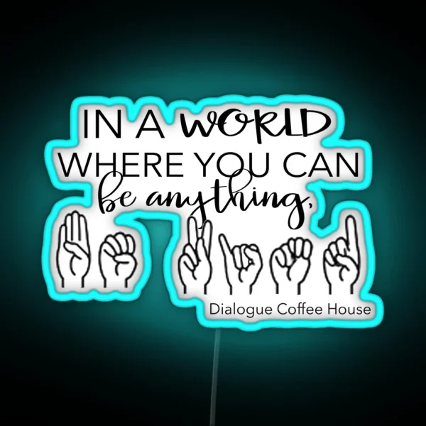 Bekind RGB Neon Sign