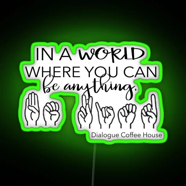 Bekind RGB Neon Sign