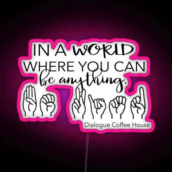 Bekind RGB Neon Sign
