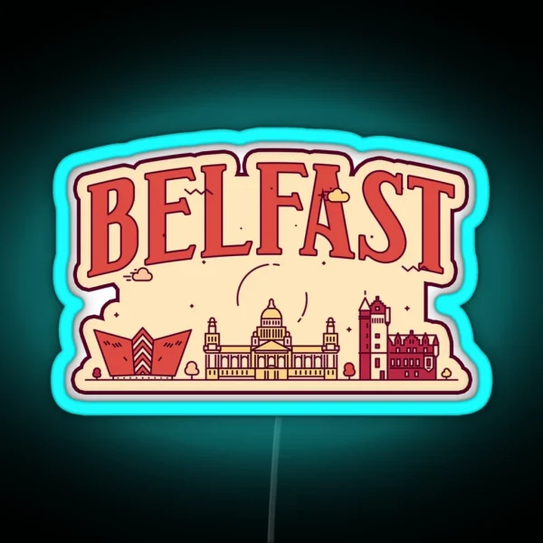 Belfast City RGB Neon Sign