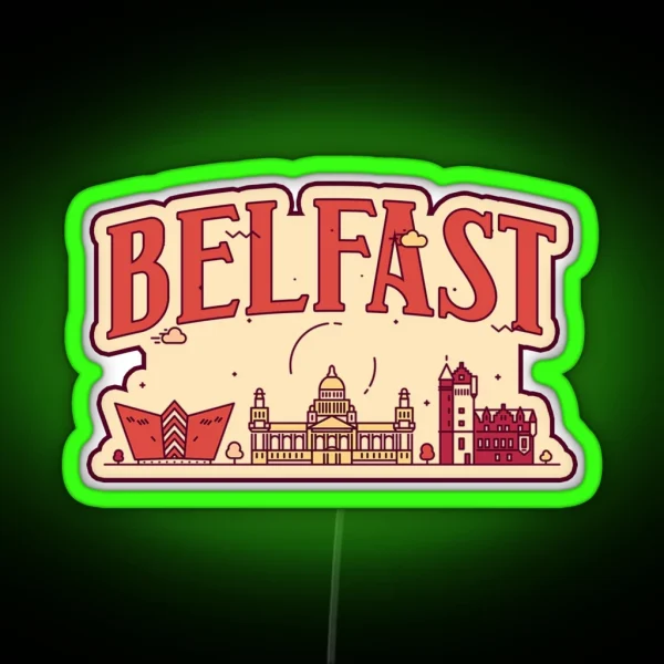Belfast City RGB Neon Sign