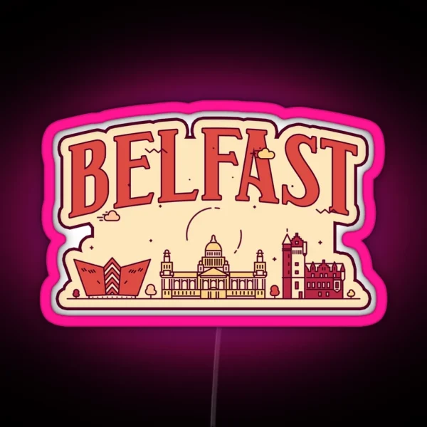 Belfast City RGB Neon Sign