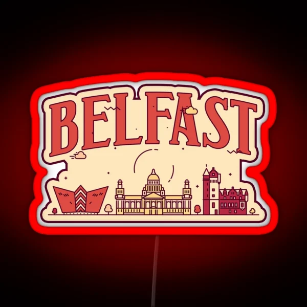 Belfast City RGB Neon Sign