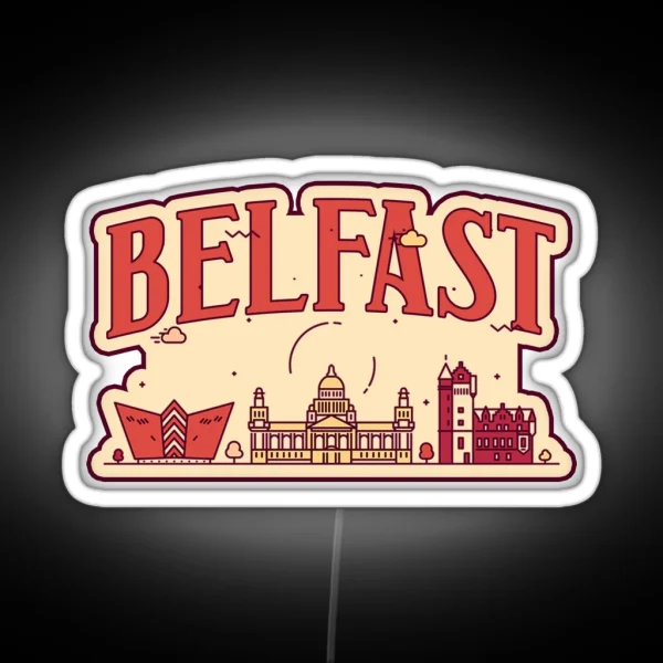 Belfast City RGB Neon Sign