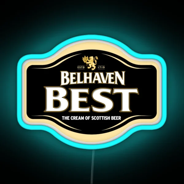 Belhaven Bier Logo Essential Led RGB Neon Sign