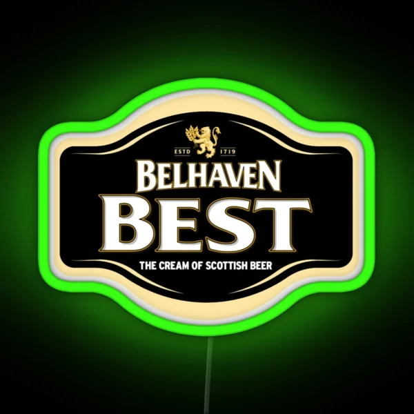 Belhaven Bier Logo Essential Led RGB Neon Sign