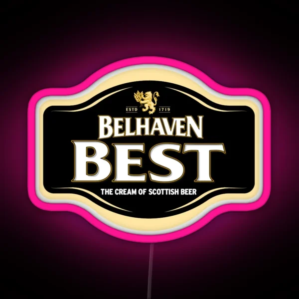 Belhaven Bier Logo Essential Led RGB Neon Sign