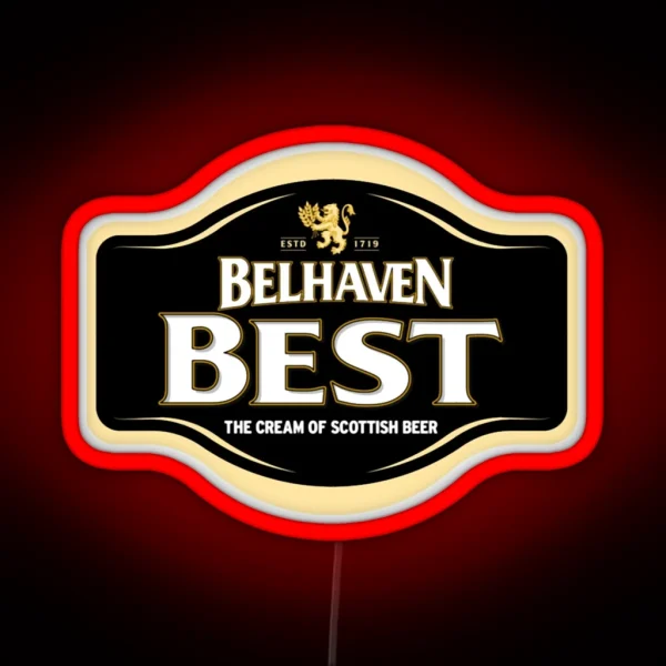 Belhaven Bier Logo Essential Led RGB Neon Sign