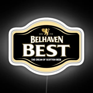 Belhaven Bier Logo Essential Led RGB Neon Sign