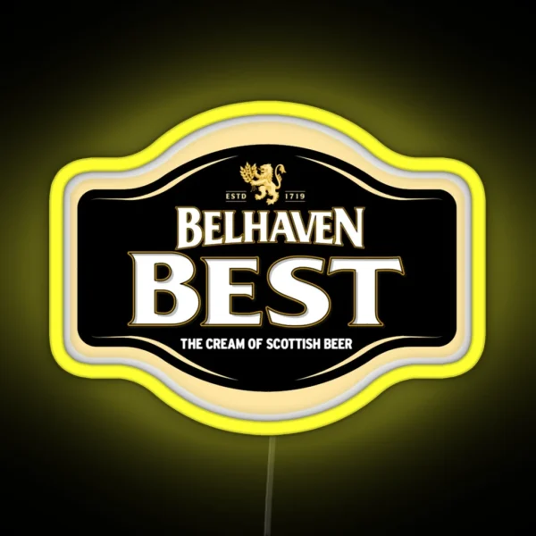 Belhaven Bier Logo Essential Led RGB Neon Sign