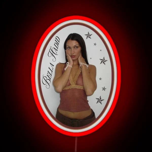 Bella Hadid RGB Neon Sign