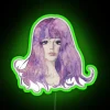 Vibrant Belladonna of Sadness inspired neon art for modern homes