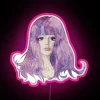 Vintage-inspired Belladonna of Sadness RGB neon light art display