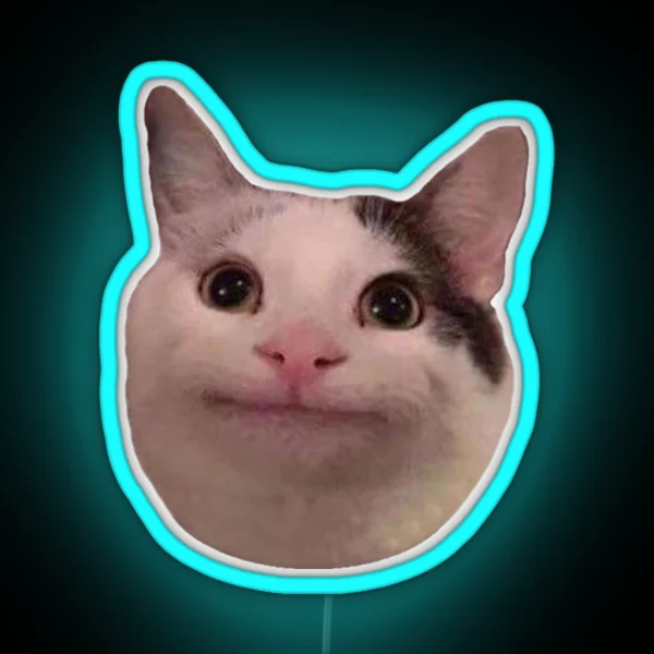 Beluga Cat RGB Neon Sign