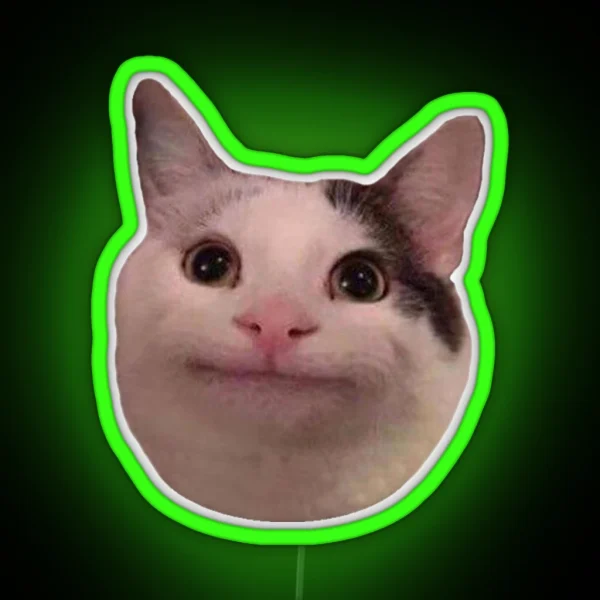 Beluga Cat RGB Neon Sign