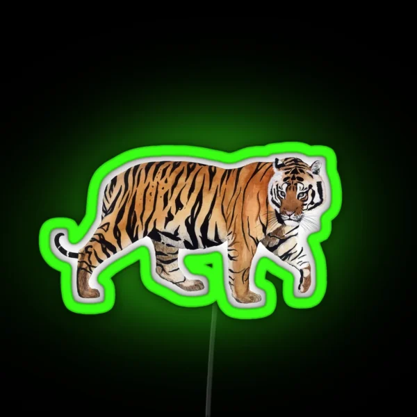 BENGAL TIGER RGB Neon Sign