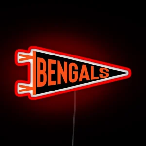 Bengals Pennant RGB Neon Sign