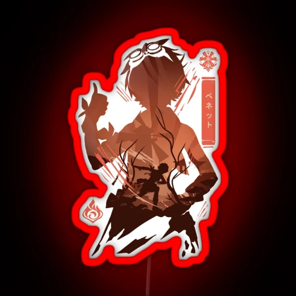 Bennett Genshin Impact RGB Neon Sign