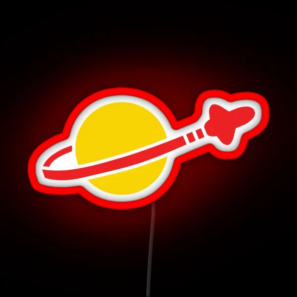 Benny Spaceman Logo Icon RGB Neon Sign