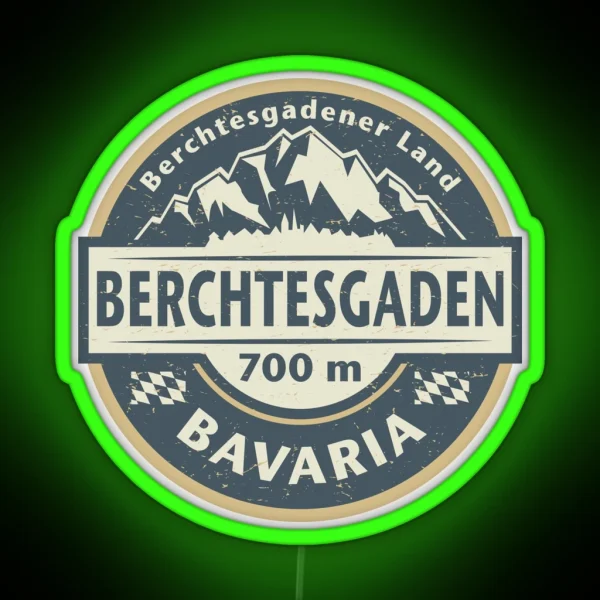 Berchtesgaden Bavaria Germany RGB Neon Sign