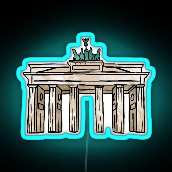 Berlin Brandenburg Gate RGB Neon Sign