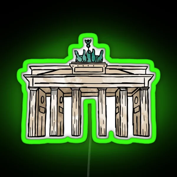 Berlin Brandenburg Gate RGB Neon Sign