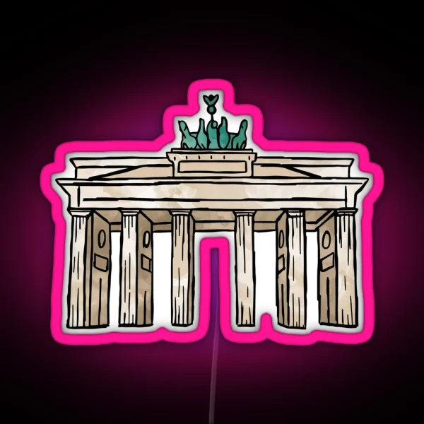 Berlin Brandenburg Gate RGB Neon Sign