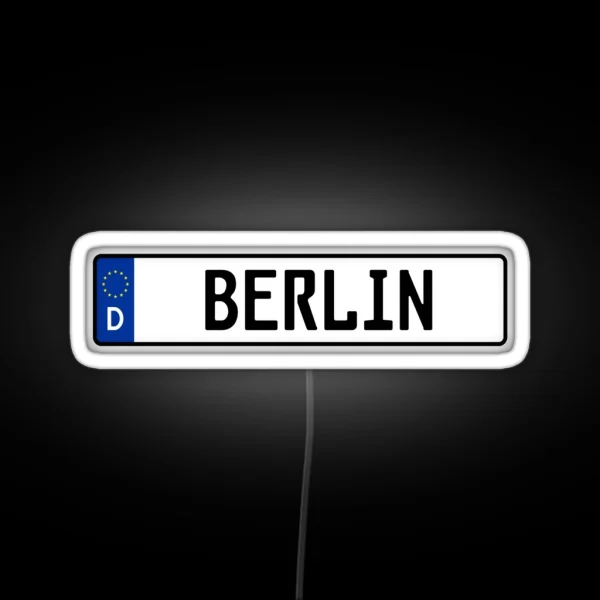 Berlin Kennzeichen RGB Neon Sign