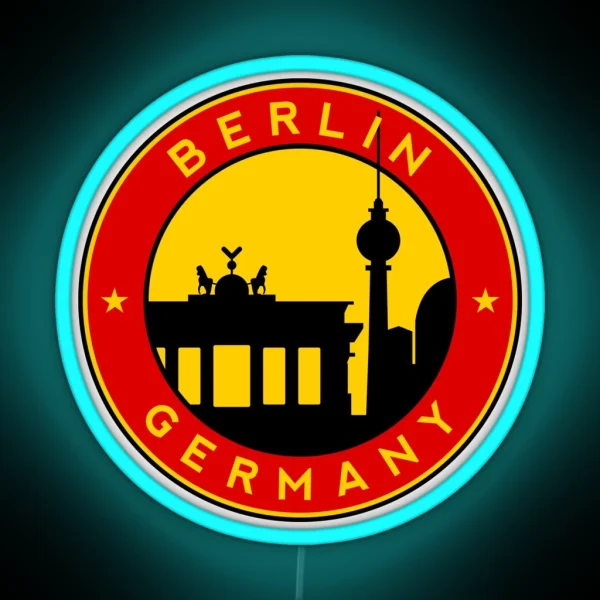 Berlin Led Circle RGB Neon Sign