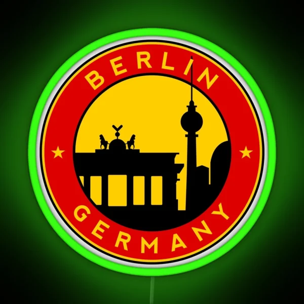 Berlin Led Circle RGB Neon Sign