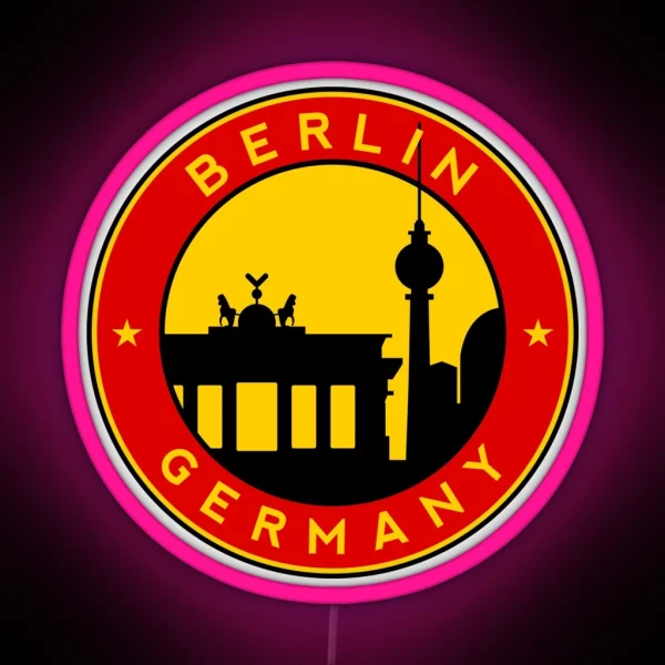 Berlin Led Circle RGB Neon Sign