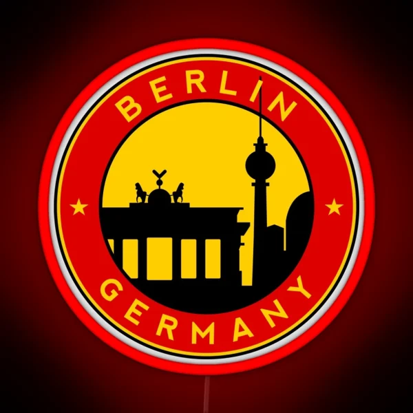 Berlin Led Circle RGB Neon Sign